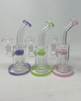 8 Inch Jelly Perc Bend Mouthpiece Water Pipe